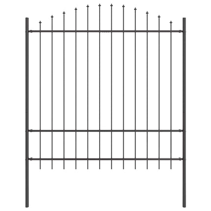 Havehegn WOERDEN 6 stk. 170 x 215 cm Pulverlakeret stål Grå