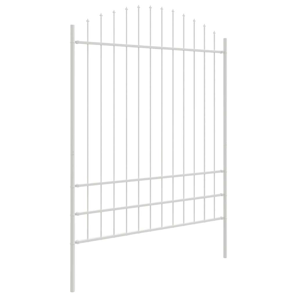 Havehegn 2 pcs Hvid 170 x 225 cm Pulverlakeret stål