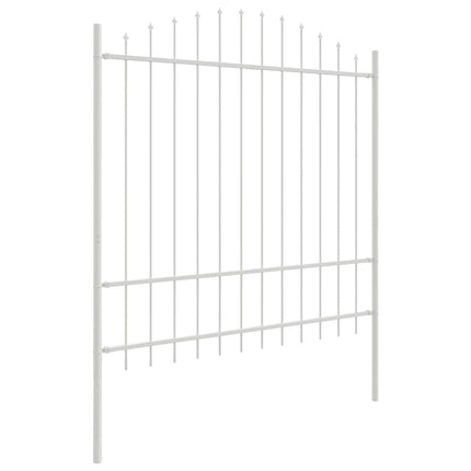 Havehegn WOERDEN 4 stk. 170 x 215 cm Pulverlakeret stål Hvid