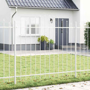 Havehegn 7 pcs Hvid 170 x 165 cm Pulverlakeret stål
