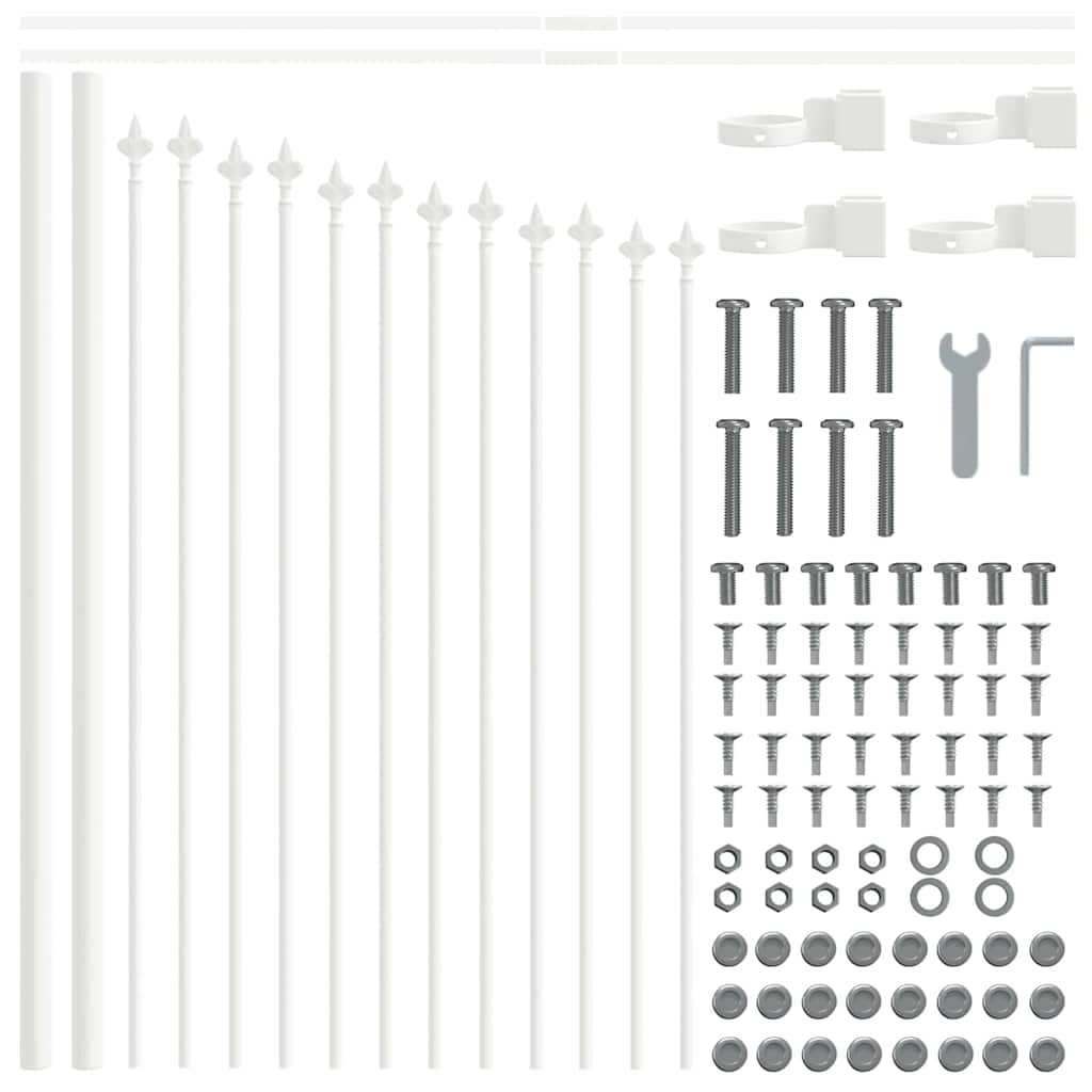 Havehegn Woerden 8 pcs Hvid