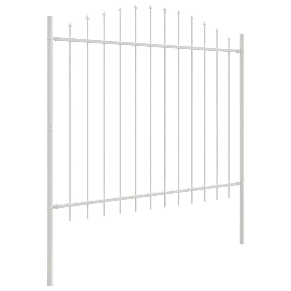 Havehegn 8 pcs Hvid 170 x 165 cm Pulverlakeret stål