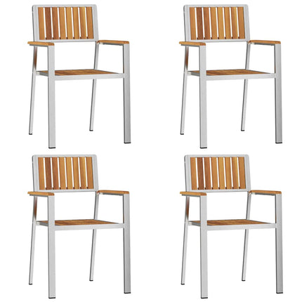 Udendørs spise sæt 5 stk. 150 x 90 x 75 cm
