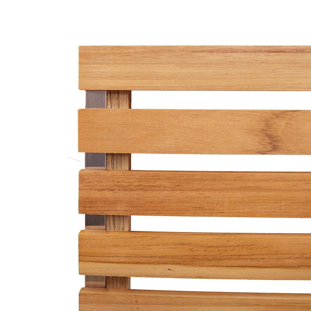 Have Stol 8 pcs Massiv teaktræ og rustfrit stål