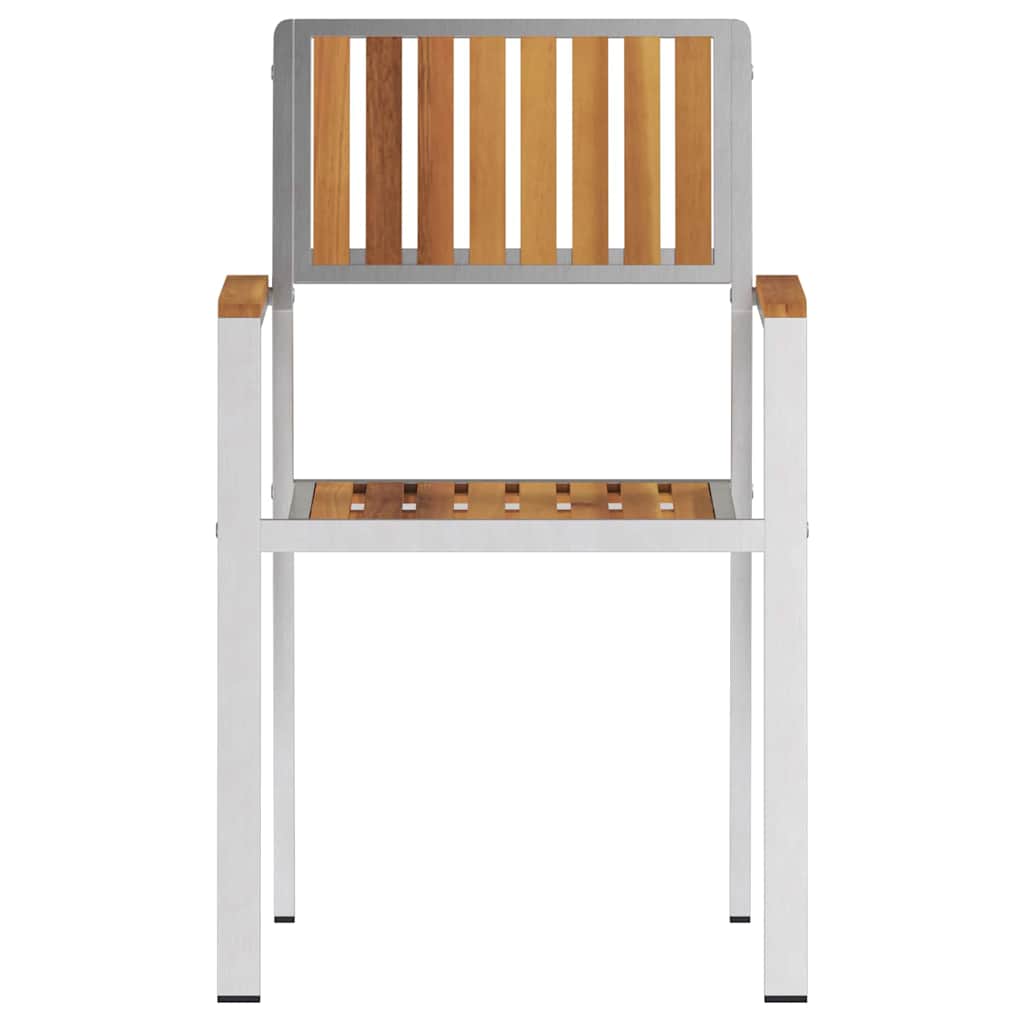 Have Stol 6 pcs Brun 56 x 54,5 x 87 cm Massivt Akacietræ