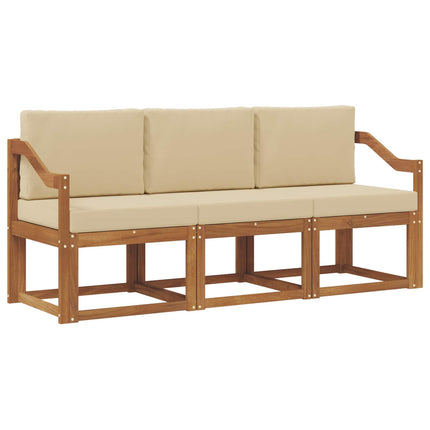 Udendørs sofagruppe 3 stk. Naturlig og Beige