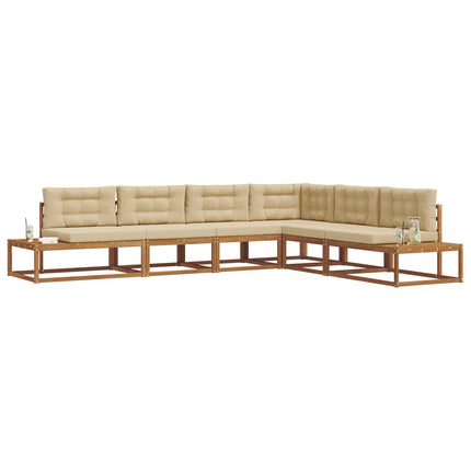 Udendørs sofagruppe 6 stk. Naturlig og Beige