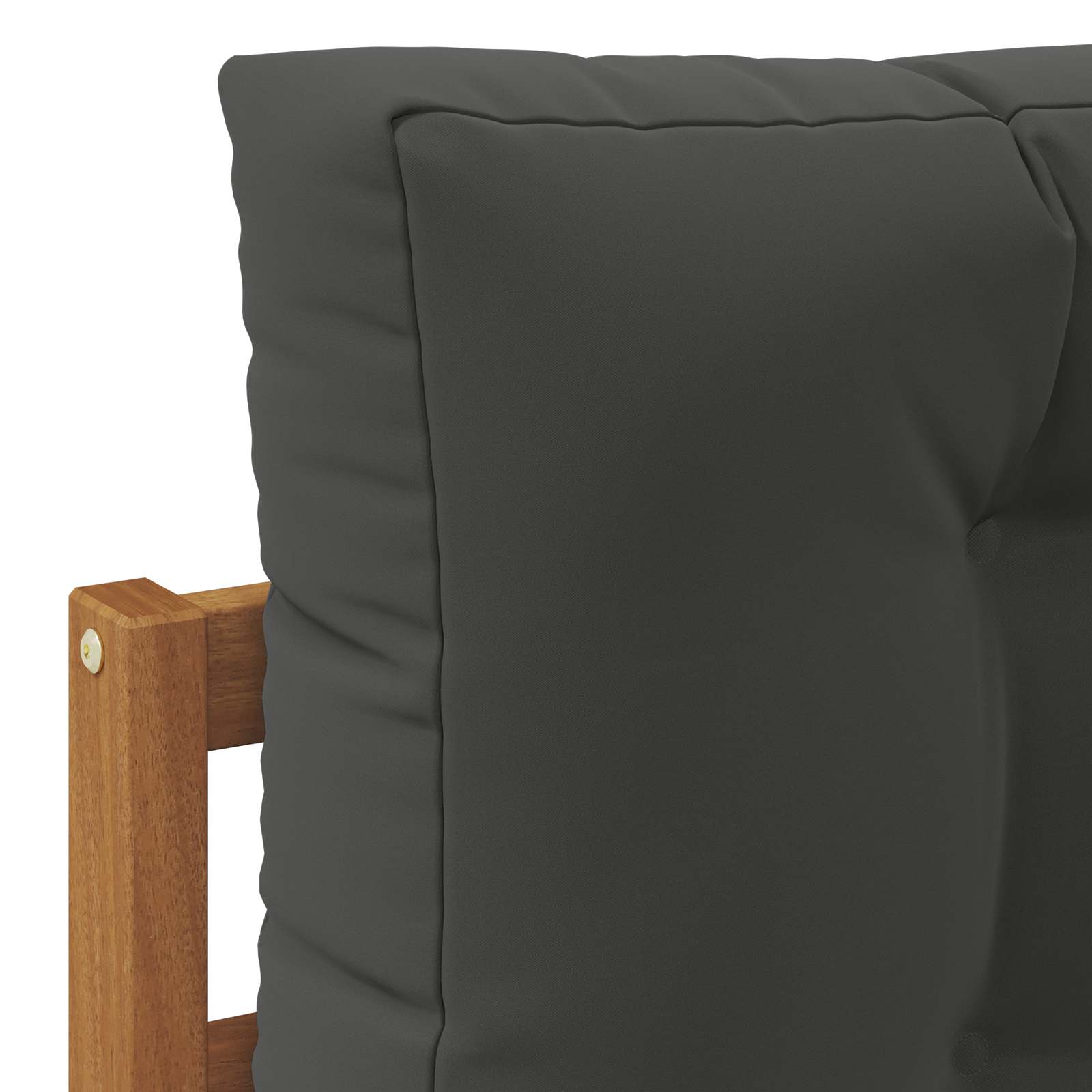 Udendørs sofagruppe med pude 9 pcs Naturlig og Antracit