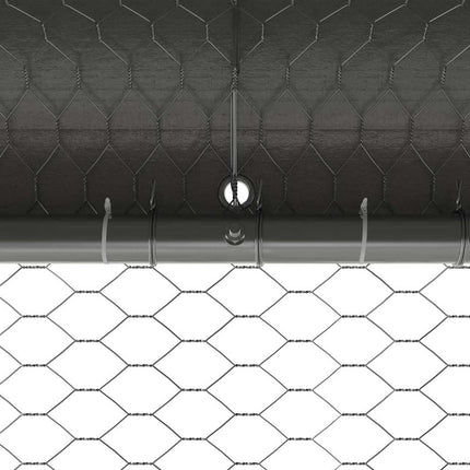 Hønsebur Sølv 2 x 2 x 2 m Galvaniseret stål