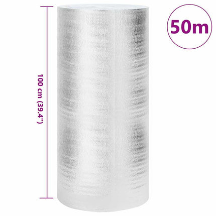 Radiator varmereflektor Sølv 50 x 1 m Polyethylen