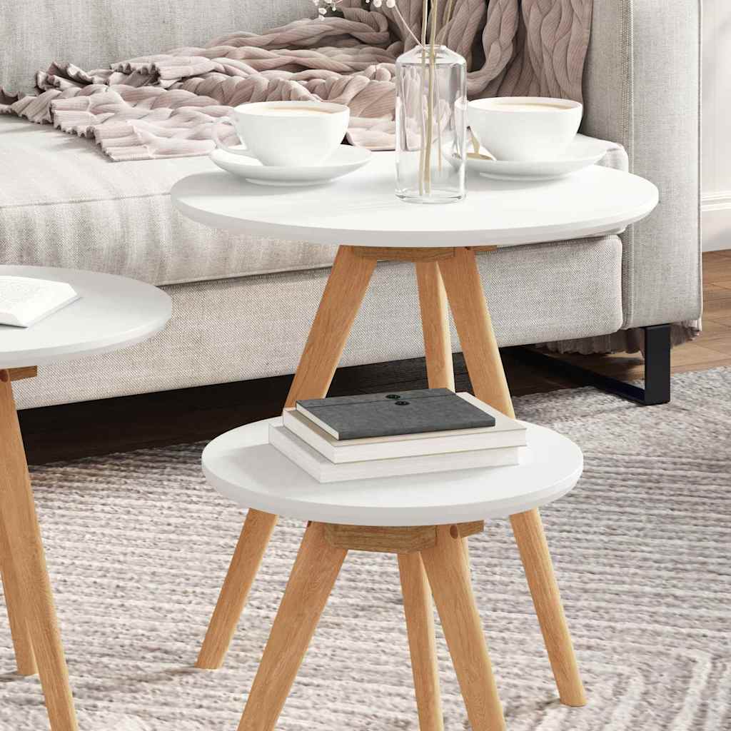 Sofabord Brun 50 x 50 x 46 cm Massivt valnøddetræ