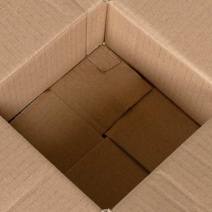 Foldbar Kasse 50 stk. Naturfarvet 15 x 15 x 8 cm Pap