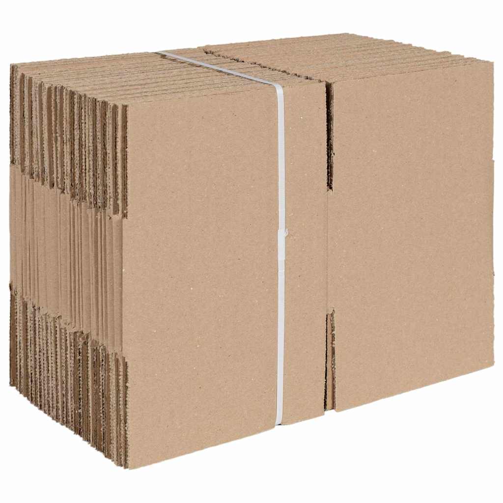 Foldbar Kasse 50 pcs Naturfarvet 15 x 15 x 8 cm Pap