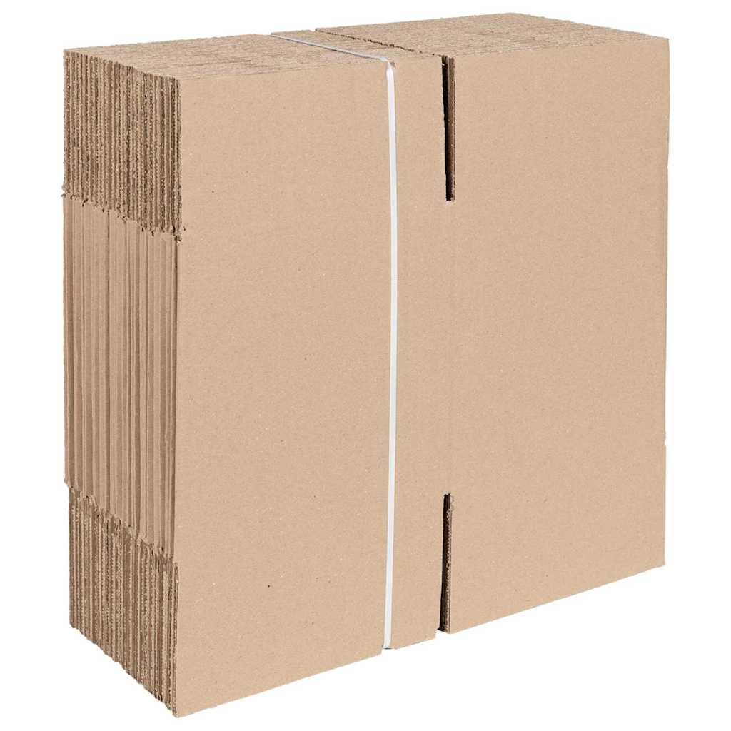 Foldbar Kasse 50 pcs Naturfarvet 20 x 20 x 20 cm Pap