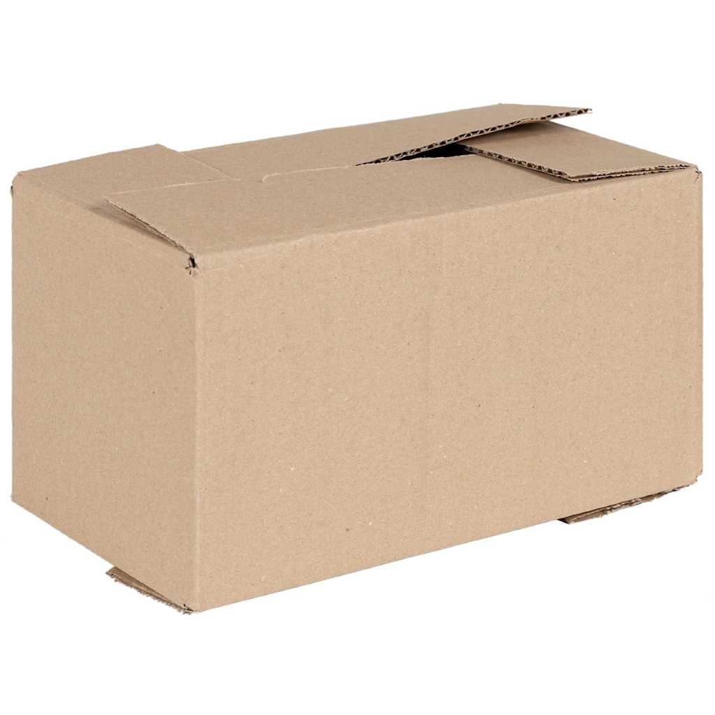 Foldbar Kasse 50 pcs Naturfarvet 24 x 13 x 13 cm Pap