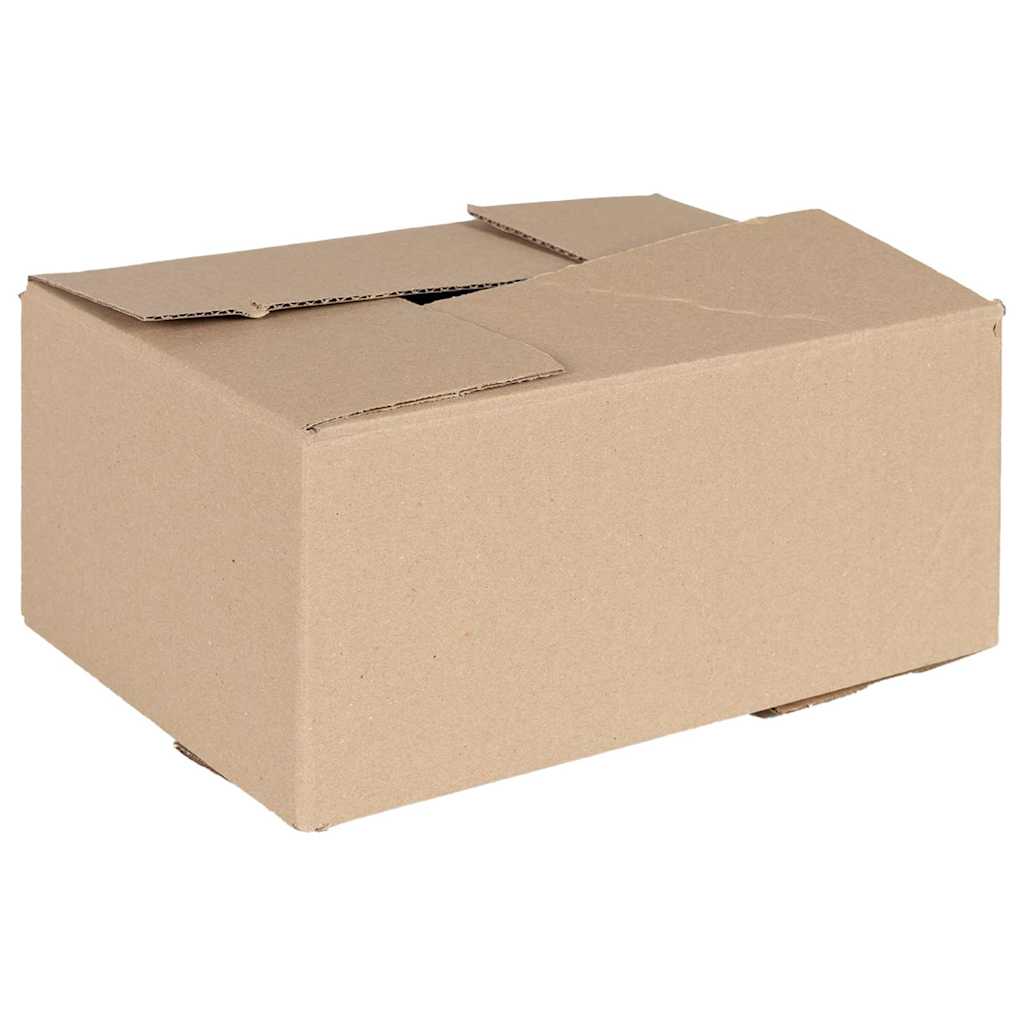 Foldbar Kasse 50 pcs Naturfarvet 30 x 21,5 x 14 cm Pap