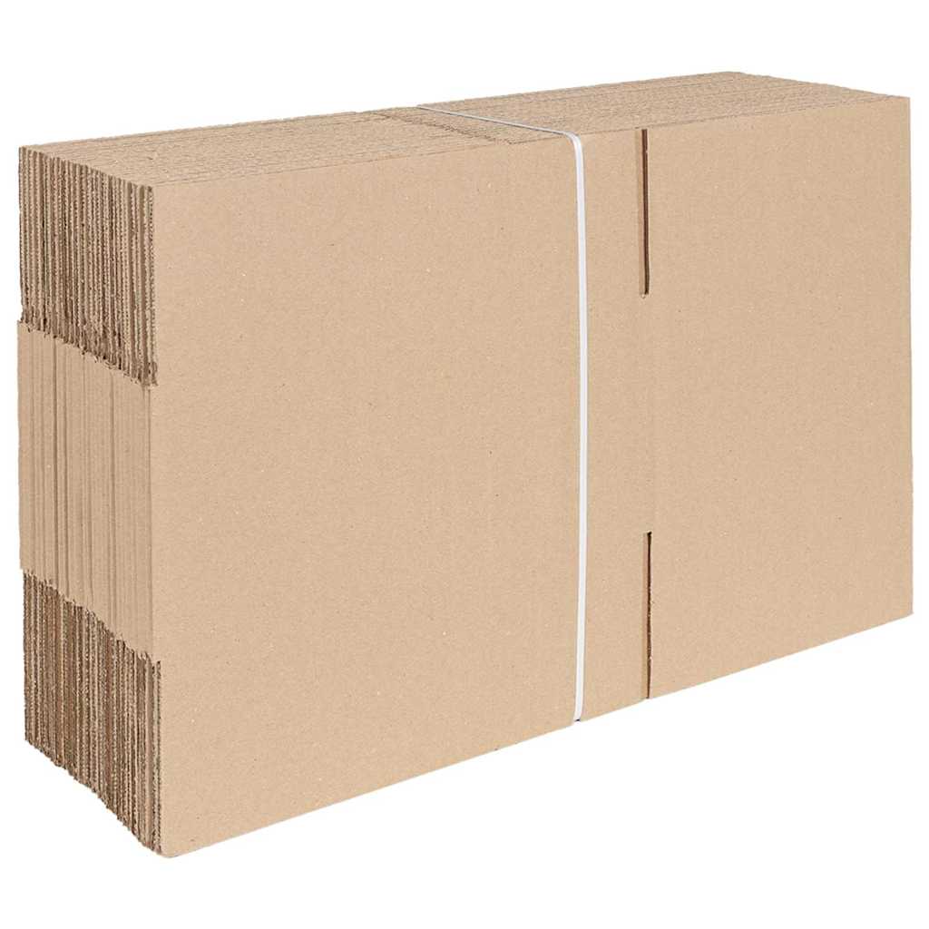 Foldbar Kasse 50 pcs Naturfarvet 30 x 21,5 x 14 cm Pap