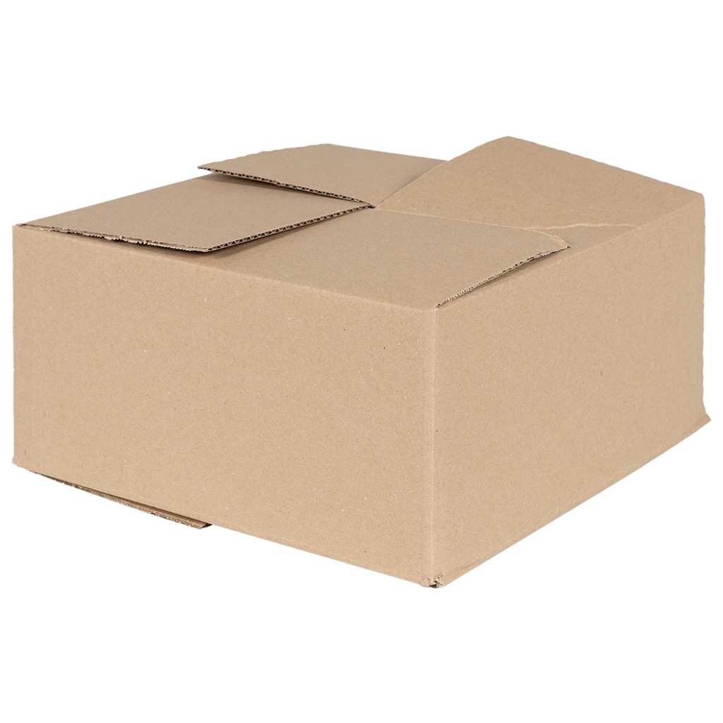 Foldbar Kasse 50 pcs Naturfarvet 30 x 30 x 15 cm Pap