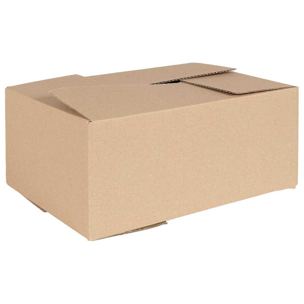 Foldbar Kasse 50 pcs Naturfarvet 35 x 24 x 15 cm Pap