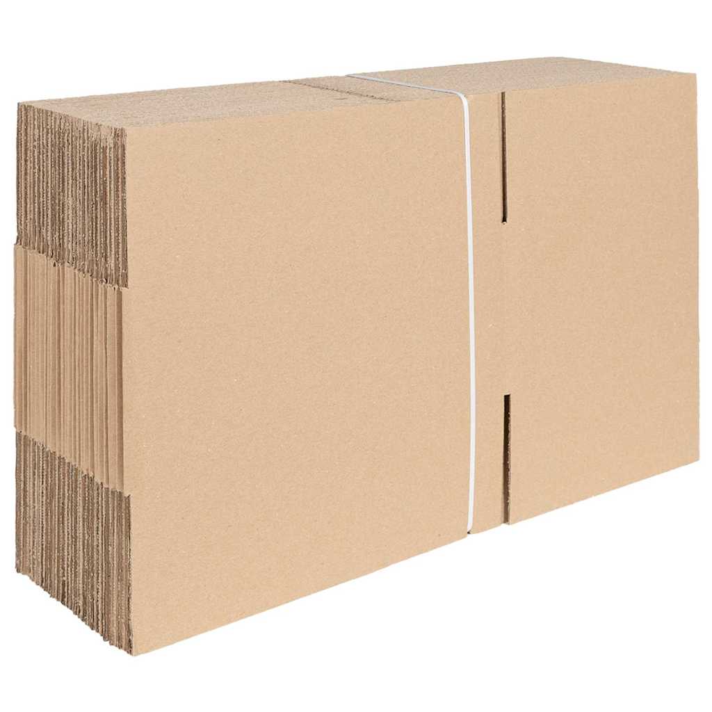 Foldbar Kasse 50 pcs Naturfarvet 35 x 24 x 15 cm Pap