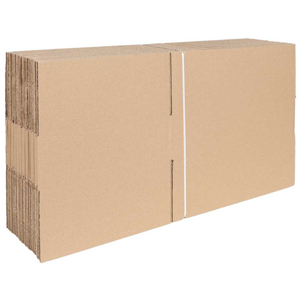 Foldbar Kasse 50 pcs Naturfarvet 40 x 30 x 10 cm Pap
