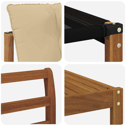 Udendørs sofagruppe 8 stk. Naturlig og Beige