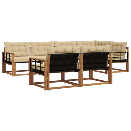 Udendørs sofagruppe 7 stk. Naturlig og Beige