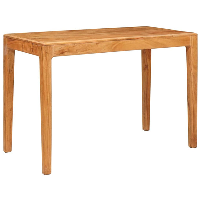 Spisebord 110 x 55 x 76 cm Massivt Akacietræ Brun Rektangulær