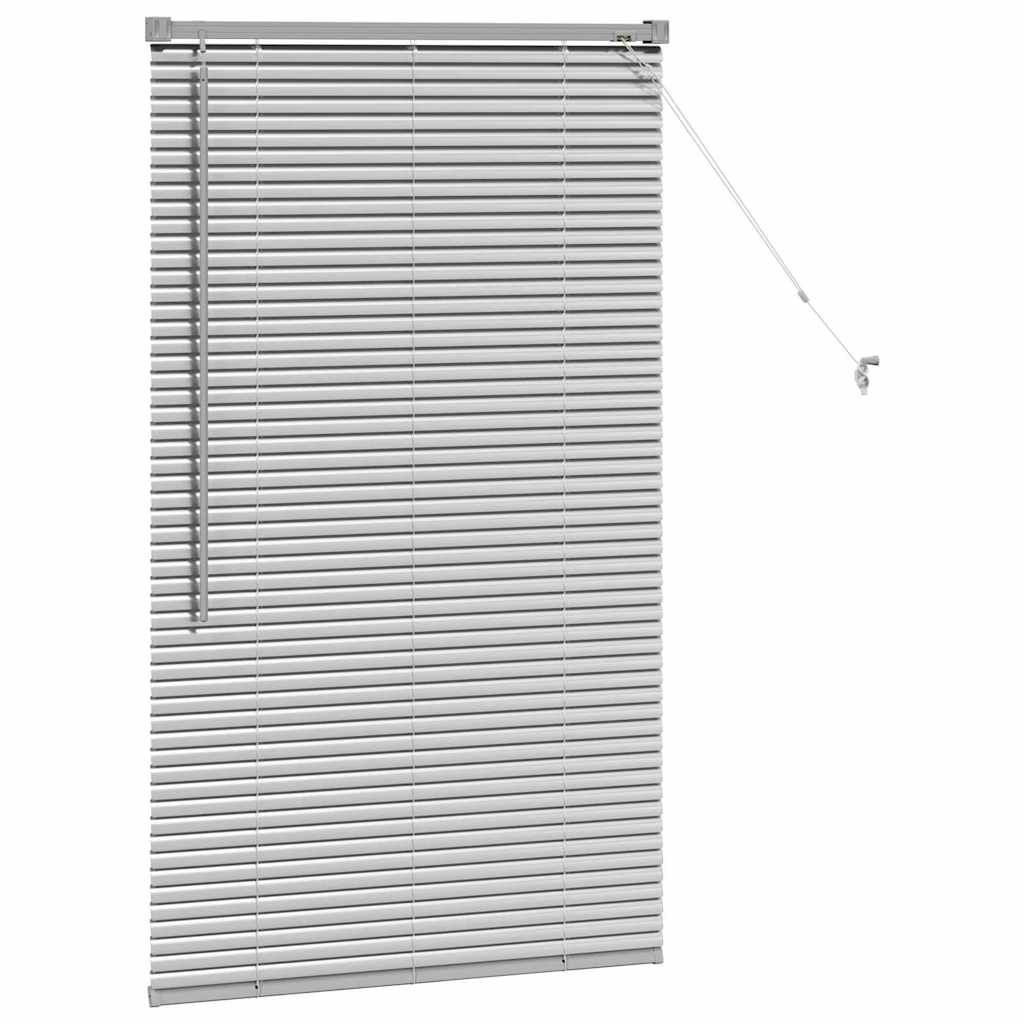 Persienner Sølv 130 x 70 cm Aluminium