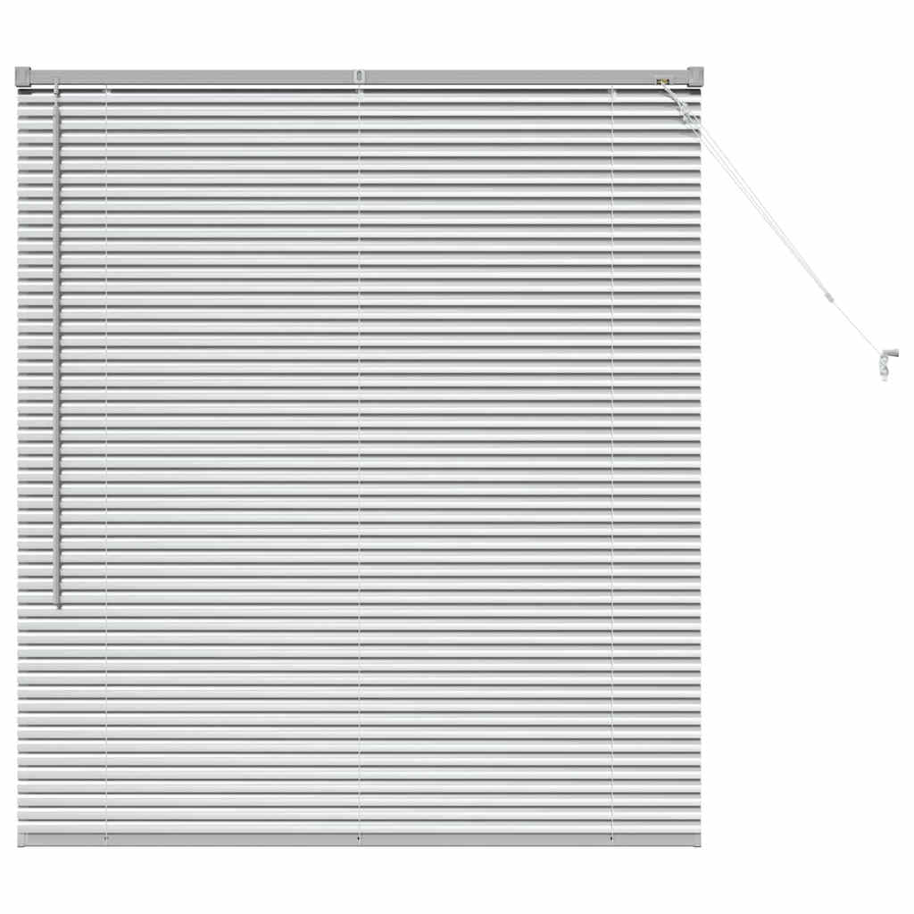 Persienner Sølv 130 x 110 cm Aluminium