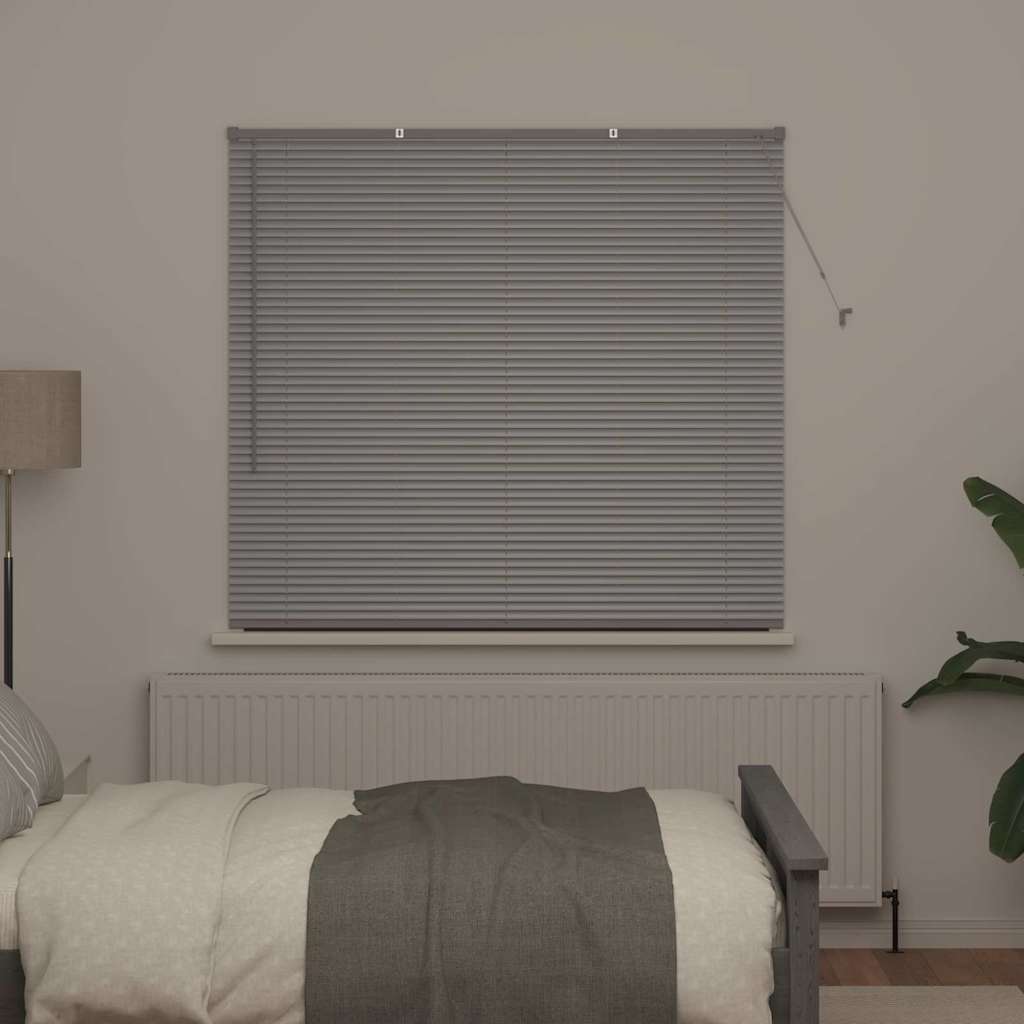 Persienner Sølv 130 x 150 cm Aluminium