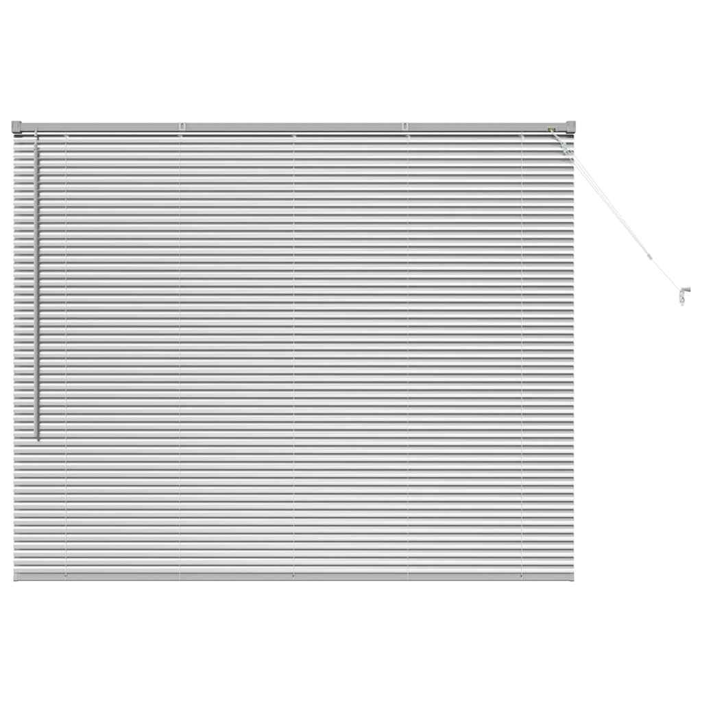 Persienner Sølv 130 x 155 cm Aluminium