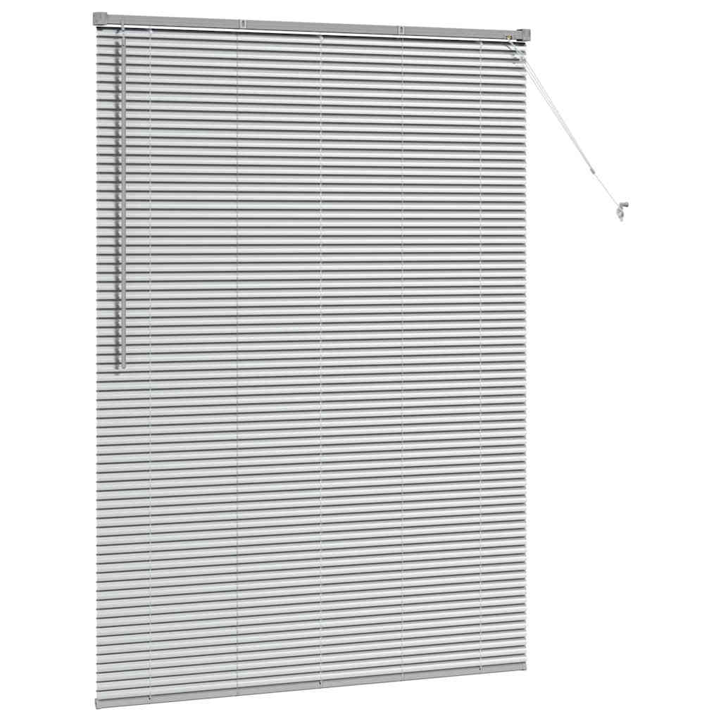 Persienner Sølv 175 x 135 cm Aluminium
