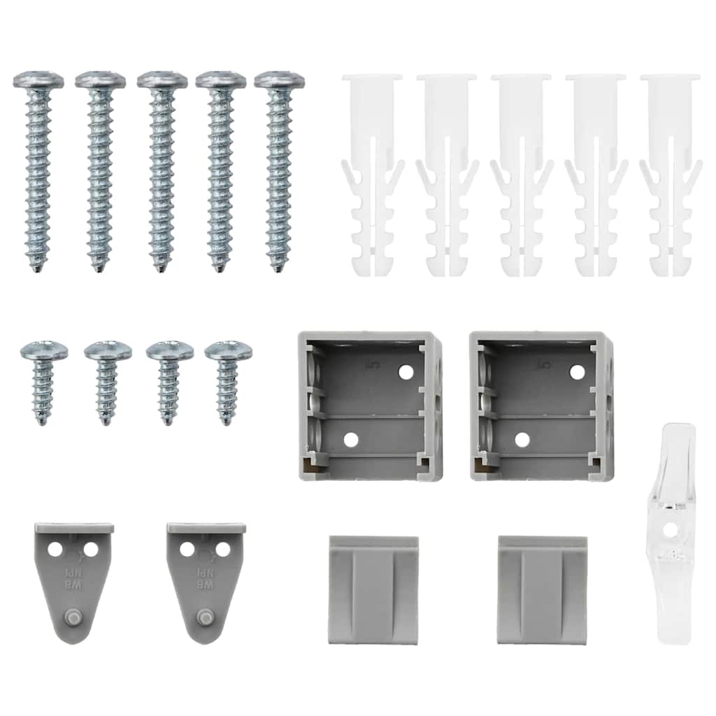 Persienner Sølv 220 x 45 cm Aluminium