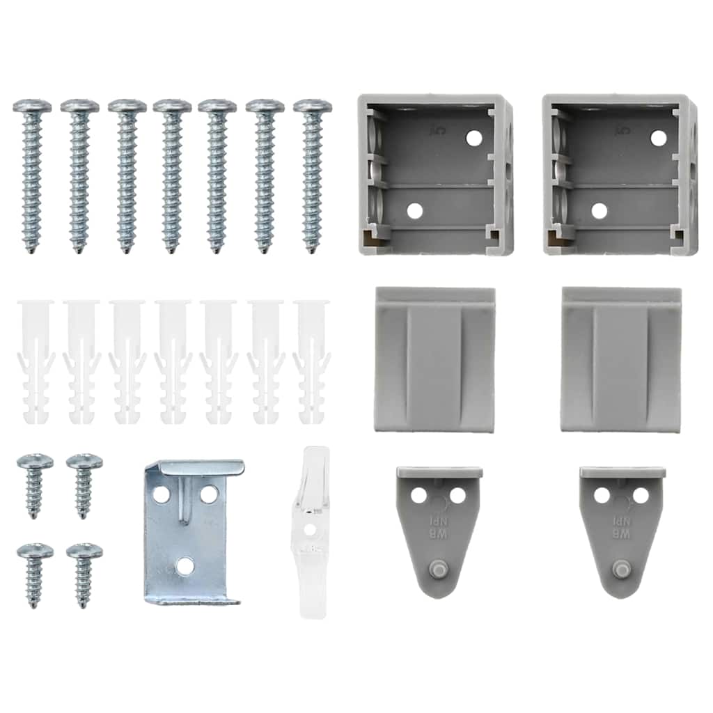 Persienner Sølv 220 x 90 cm Aluminium