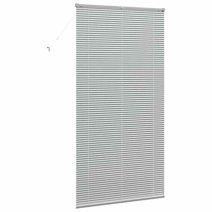 Persienner Sølv 220 x 120 cm 25 mm Aluminium