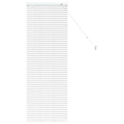 Persienner Hvid 130 x 45 cm 25 mm Aluminium