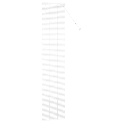 Persienner Hvid 220 x 45 cm Aluminium