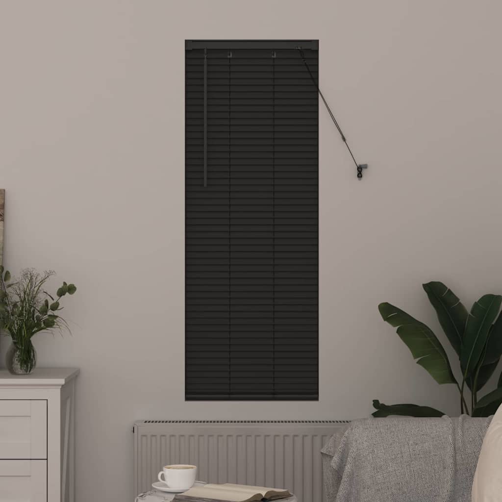 Persienner Mørkegrå 130 x 45 cm Aluminium