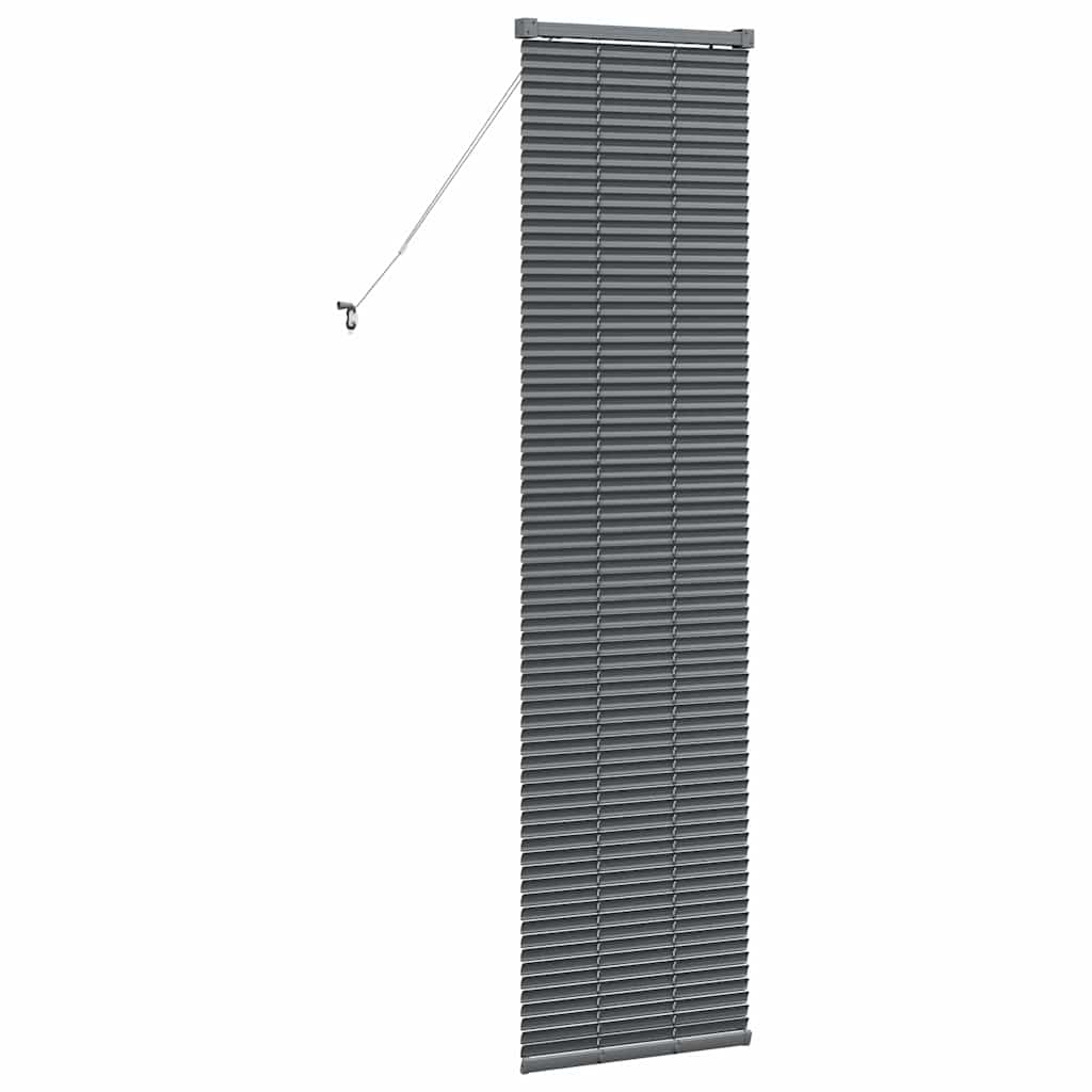 Persienner Mørkegrå 175 x 45 cm Aluminium
