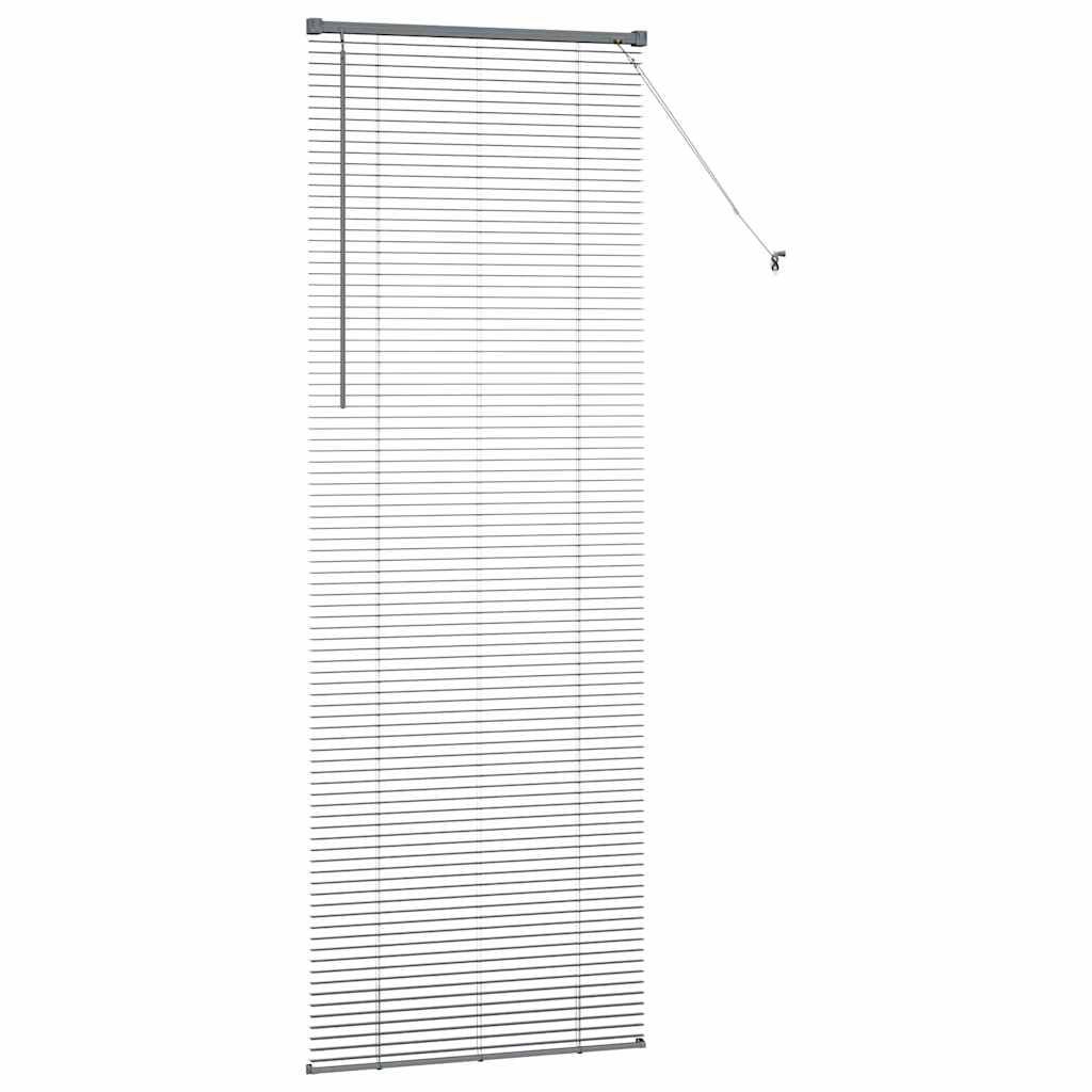 Persienner Mørkegrå 220 x 75 cm Aluminium