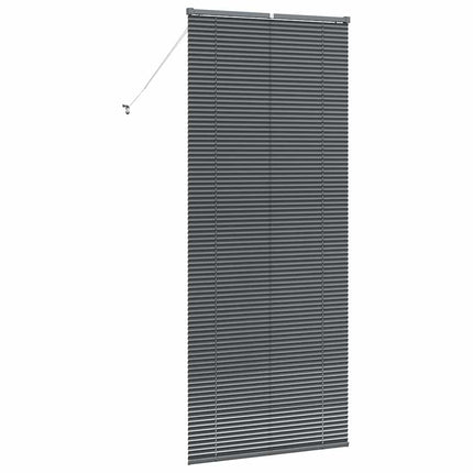Persienner Mørkegrå 220 x 90 cm 25 mm Aluminium