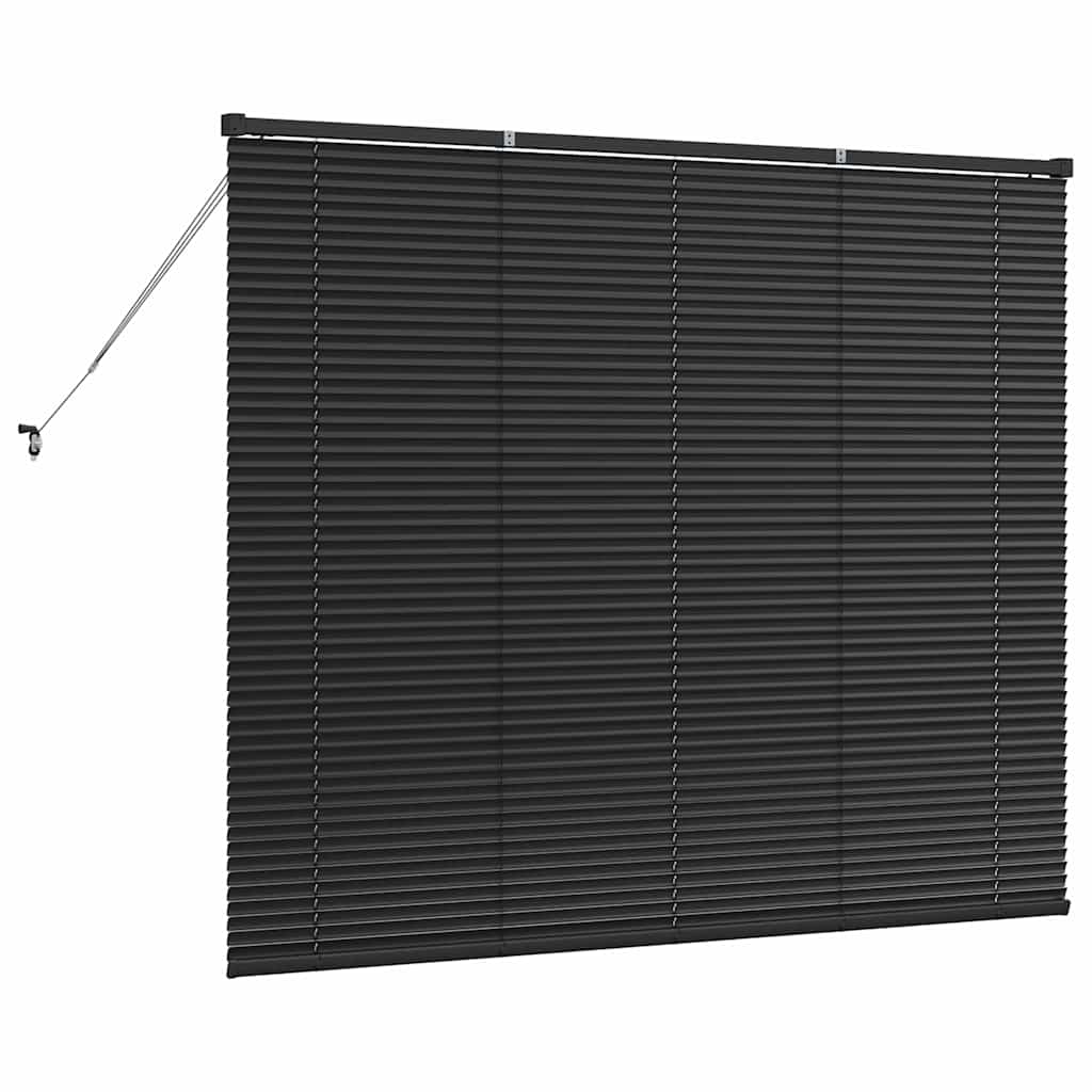 Persienner Sort 130 x 160 cm Aluminium