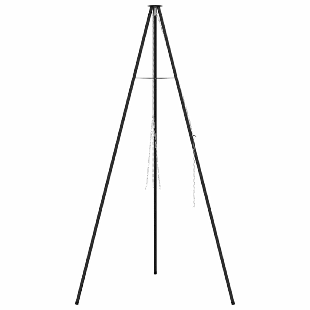 Bål tripod Sort 92 x 92 x 191.5 cm Stål