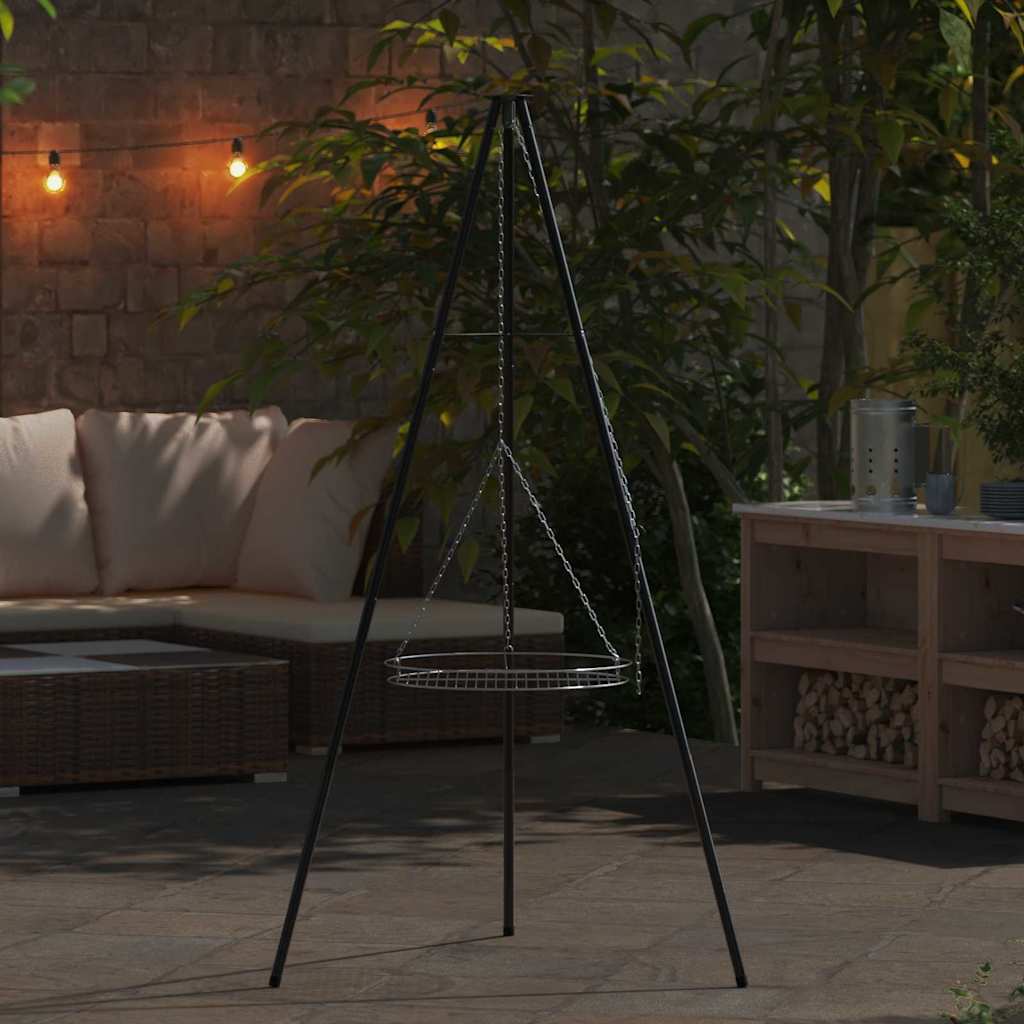 Bål tripod Sort 92 x 92 x 171.5 cm Stål