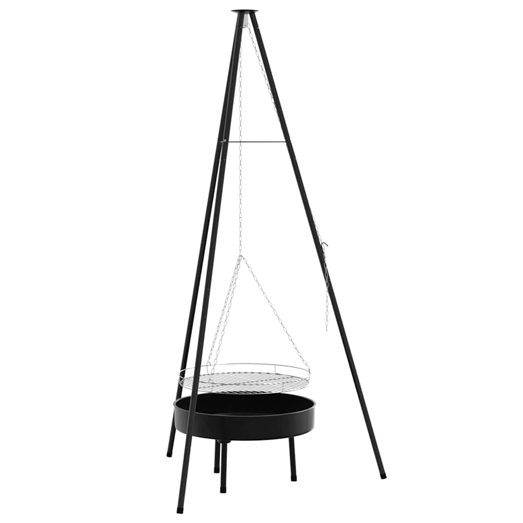 Bål tripod Sort 92 x 92 x 171.5 cm Metal