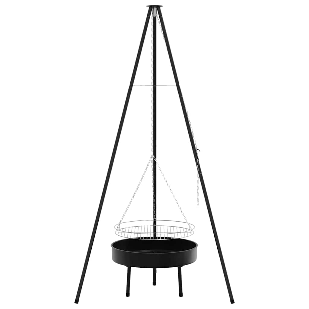 Bål tripod Sort 92 x 92 x 171.5 cm Metal
