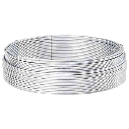 Tremmebindingswire Sølv 33 m Hurtigt dyppet galvaniseret kabel