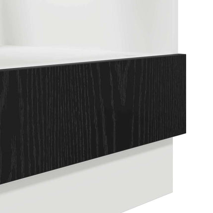 Hængeskab Sort eg 60 x 46 x 81,5 cm Konstrueret træ