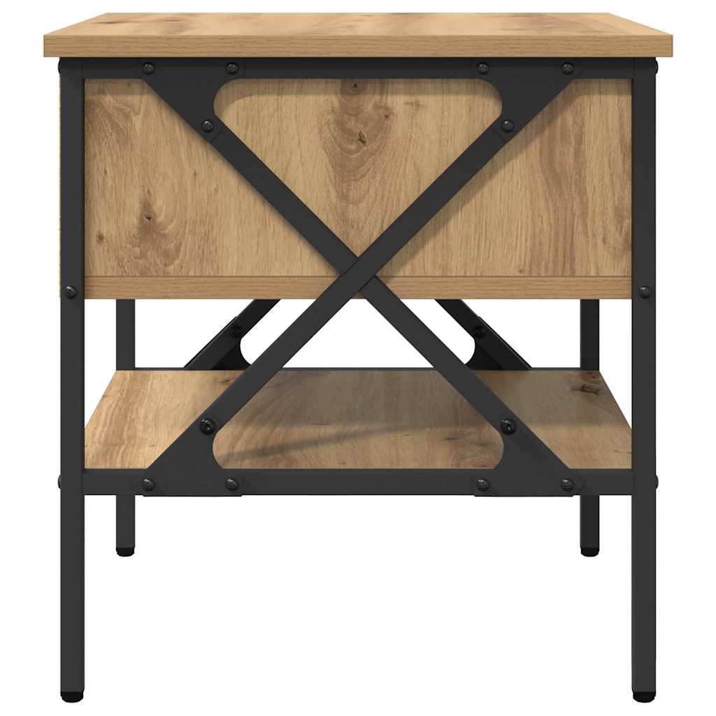 Sengebord 2 pcs artisan eg 40 x 42 x 45 cm Laminat træ og metal